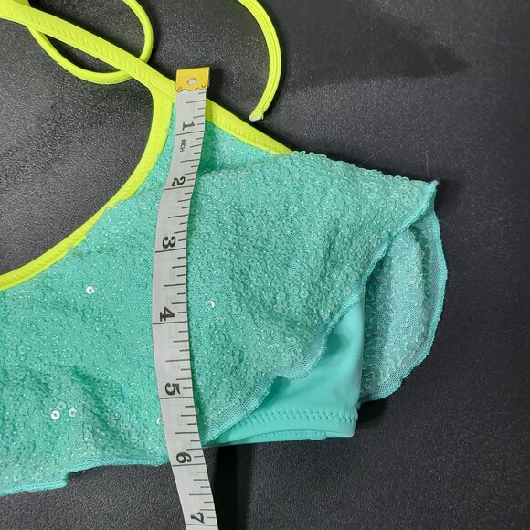 Victoria's Secret Womens Sequin Bikini Top Swimsuit Size Small Beach Summer Pool - Picture 9 of 10